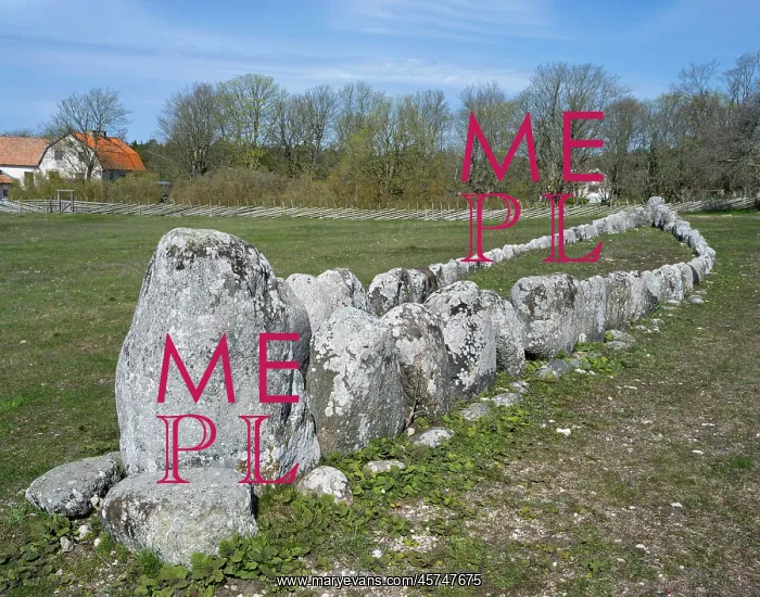 : Ship Setting, Gannarve, Gotland, Sweden : Ship Setting, Gannarve, Gotland, Sweden