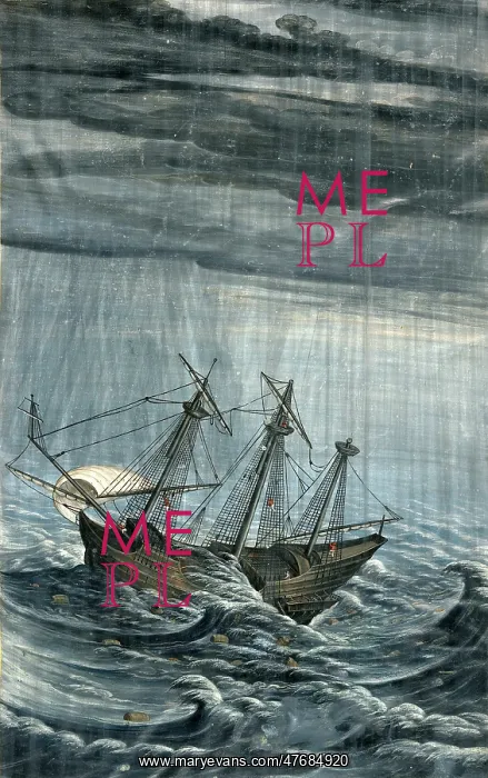  : Ship in a Stormy Sea, mid 1600s