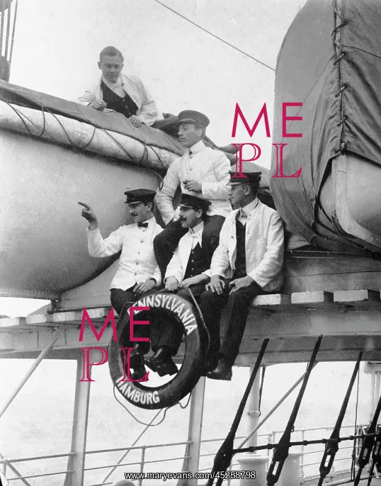 : Ship Travel - Passengers around 1912 : Ship Travel - Passengers around 1912