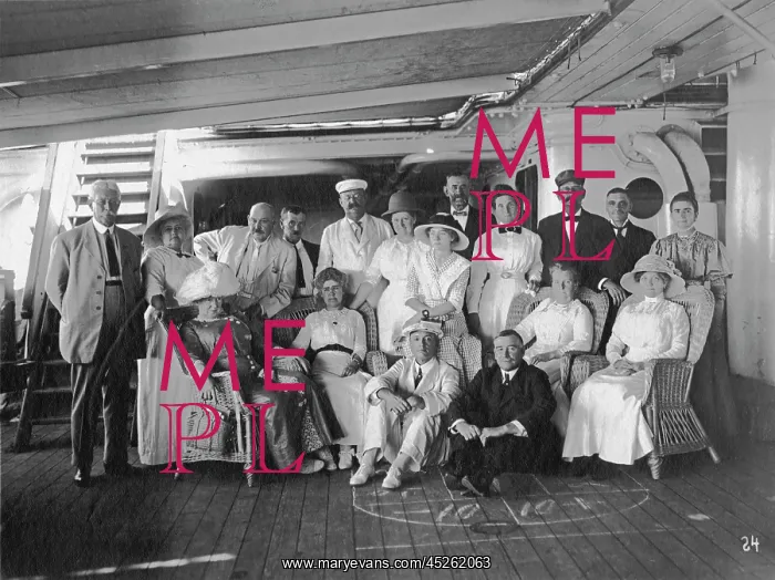 : Ship Travel - Passengers around 1912 : Ship Travel - Passengers around 1912