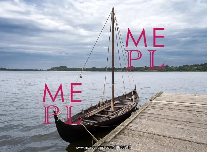 : Ship, Viking Museum Haithabu, Hedeby, Germany : Ship, Viking Museum Haithabu, Hedeby, Germany