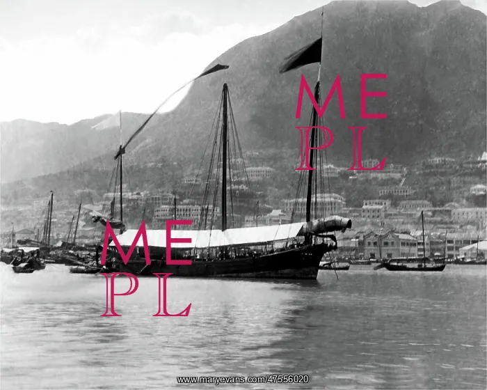 : Ship on the water, Hong Kong, China : Ship on the water, Hong Kong, China