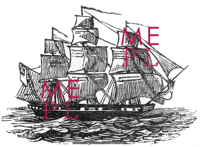 : Ship woodcut : Ship woodcut