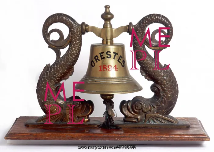 : Ship's bell for the Orestes, 1894 : Ship's bell for the Orestes, 1894