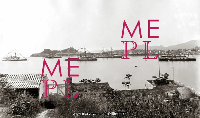  : Ships at Corfu, circa 1890