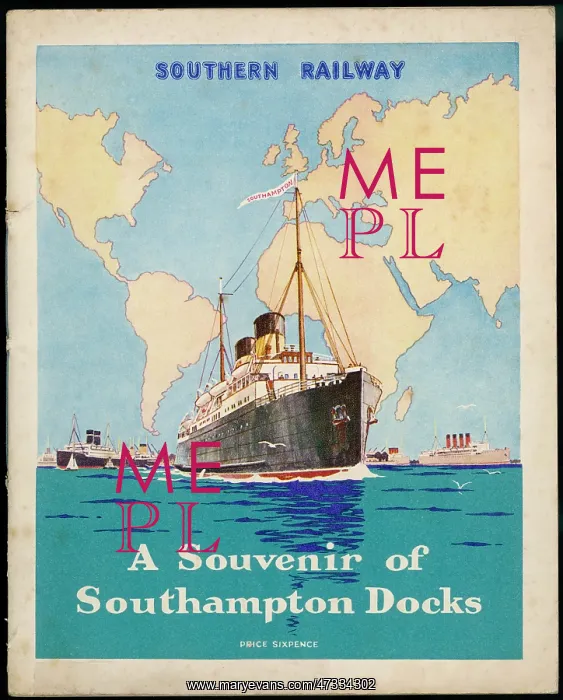 : SHIPS AT SOUTHAMPTON : SHIPS AT SOUTHAMPTON