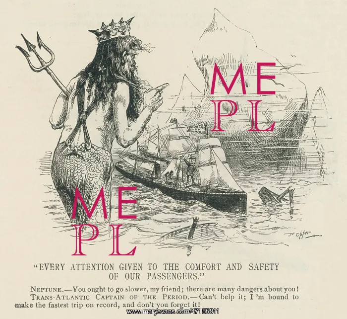 : Shipwreck. An early warning of the risks involved in crossing the Atlantic at high speed : Shipwreck. An early warning of the risks involved in crossing the Atlantic at high speed