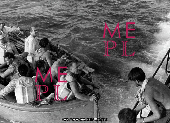 : Shipwrecked allied sailors, ca. 1941 : Shipwrecked allied sailors, ca. 1941