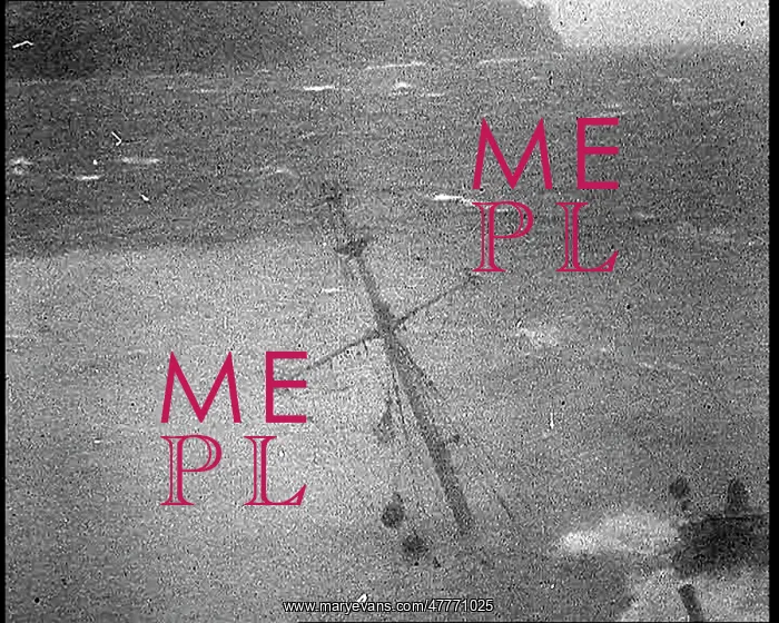 : A Shipwrecked Landing Craft Sinking Into the Sea : A Shipwrecked Landing Craft Sinking Into the Sea