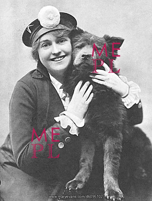 : Shirley Kellogg & dog : Shirley Kellogg & dog