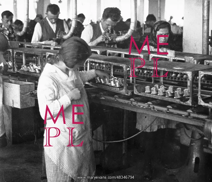 : Shoe factory in Germany, 1930 : Shoe factory in Germany, 1930
