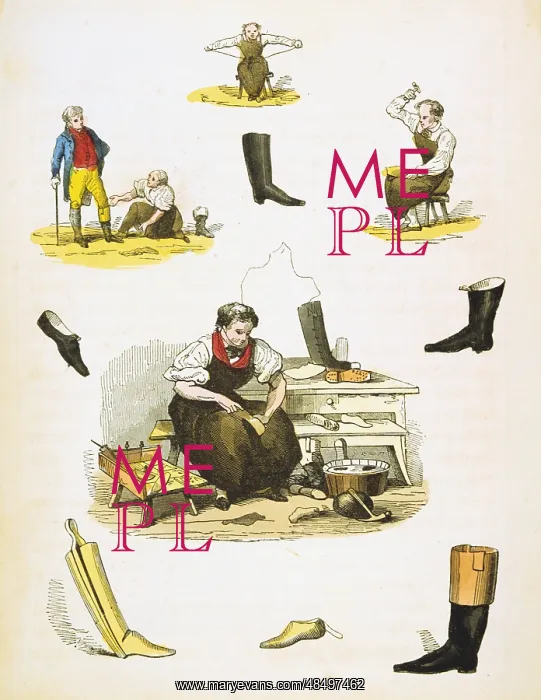 : Shoemaker and shoemaking. From Reuben Rambles : Shoemaker and shoemaking. From Reuben Rambles