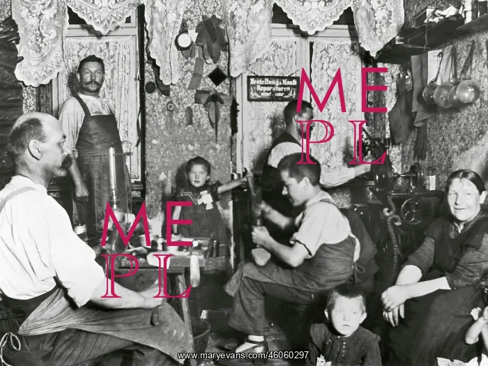 : shoemaker's workshop : shoemaker's workshop