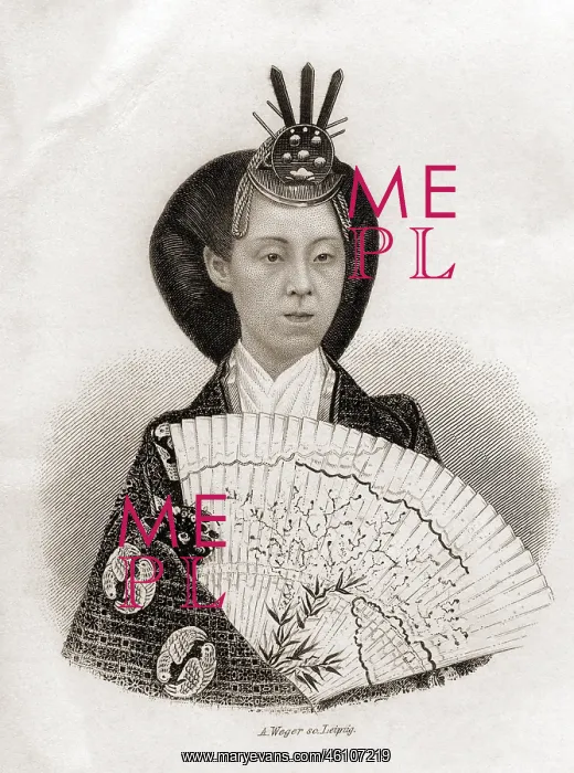 : Shoken, 9.5.1849 - 9.4.1914, Empress consort of Japan 11.1.1869 - 30.7.1912 : Shoken, 9.5.1849 - 9.4.1914, Empress consort of Japan 11.1.1869 - 30.7.1912
