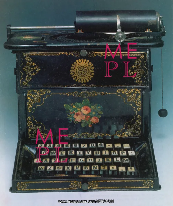 : Sholes and Glidden Typewriter : Sholes and Glidden Typewriter