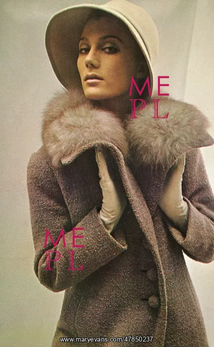 : Shoot for Jaeger - winter coat with fur collar : Shoot for Jaeger - winter coat with fur collar