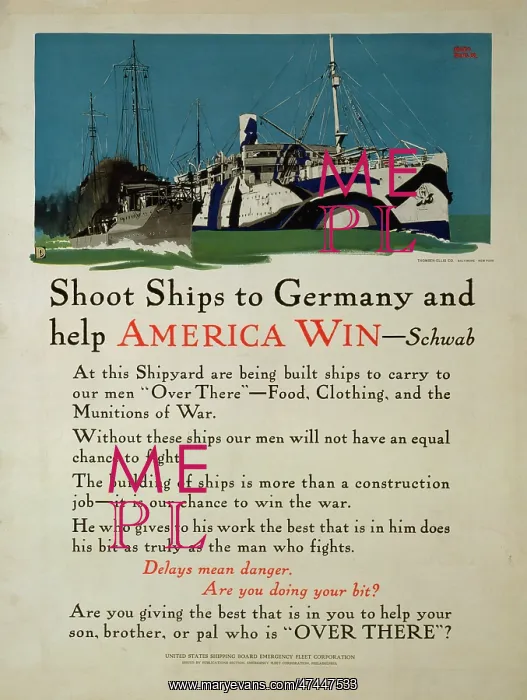 : Shoot ships to Germany and help America win - Schwab : Shoot ships to Germany and help America win - Schwab