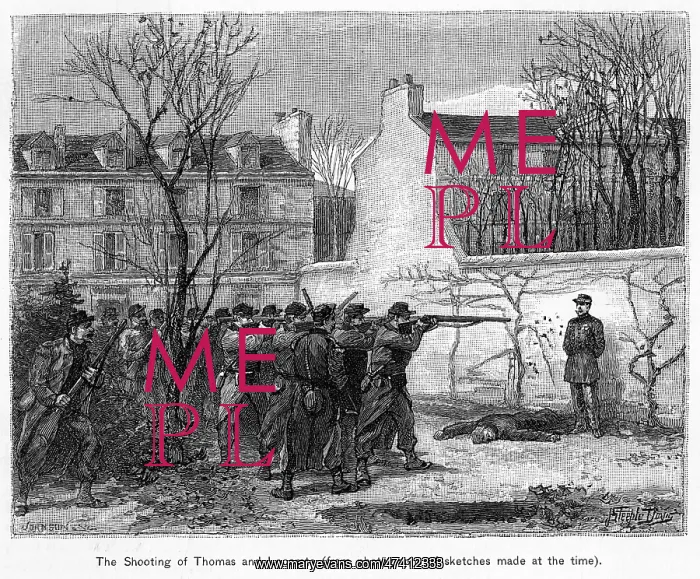 : Shooting of Generals Thomas and Lecomte : Shooting of Generals Thomas and Lecomte