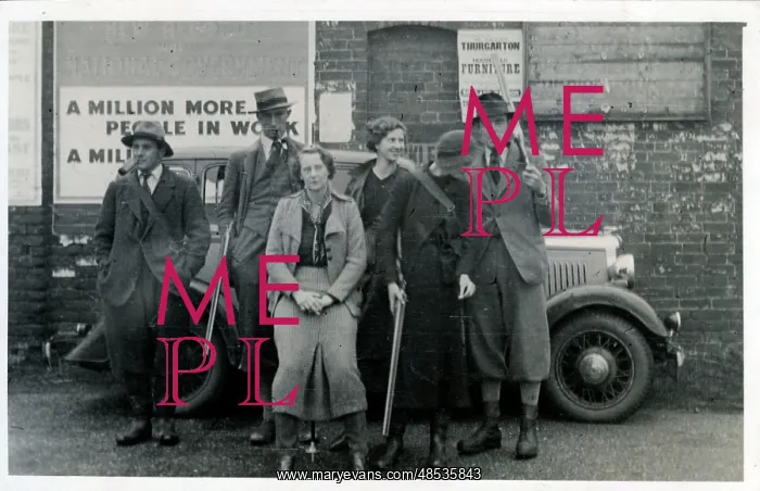 : Shooting Party, Cromer, Norfolk : Shooting Party, Cromer, Norfolk