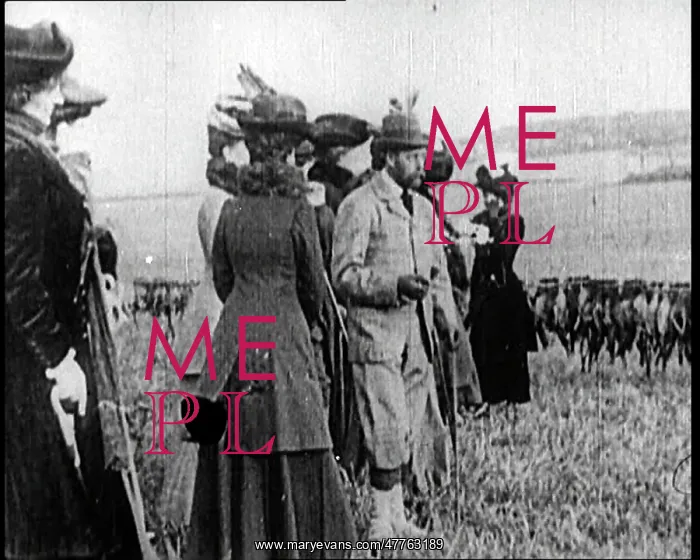 : Shooting Party Mingling. Women Are Dressed : Shooting Party Mingling. Women Are Dressed