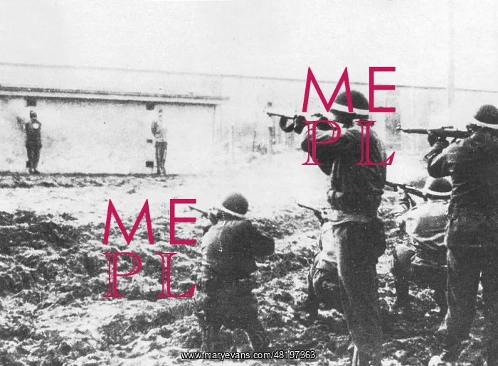 : Shooting of SS soldier during the Ardennes Offensive, 1944 : Shooting of SS soldier during the Ardennes Offensive, 1944