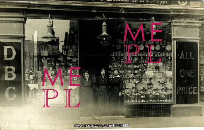 : Shop-front - Premises of The Domestic Bazaar Co : Shop-front - Premises of The Domestic Bazaar Co