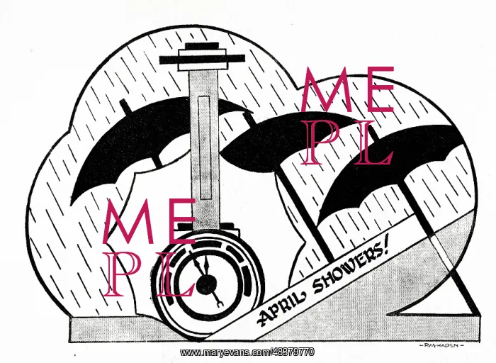  : Shop window design, April Showers!