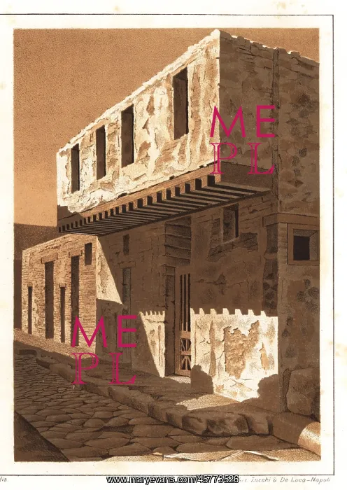 : Shopfront with an overhanging balcony, Pompeii : Shopfront with an overhanging balcony, Pompeii