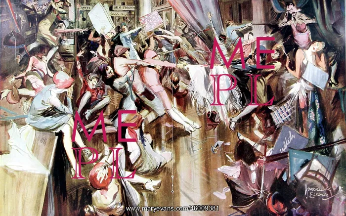 : Shopping at the Sales, 1930 : Shopping at the Sales, 1930