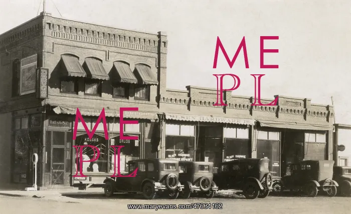 : Shops in Viborg, South Dakota, USA : Shops in Viborg, South Dakota, USA