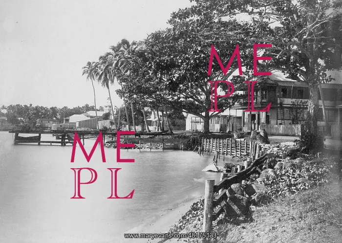  : Shore in Apia in Samoa, 1903
