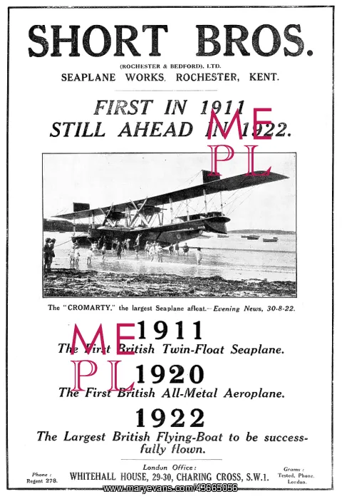 : Short Brothers Cromarty Seaplane : Short Brothers Cromarty Seaplane