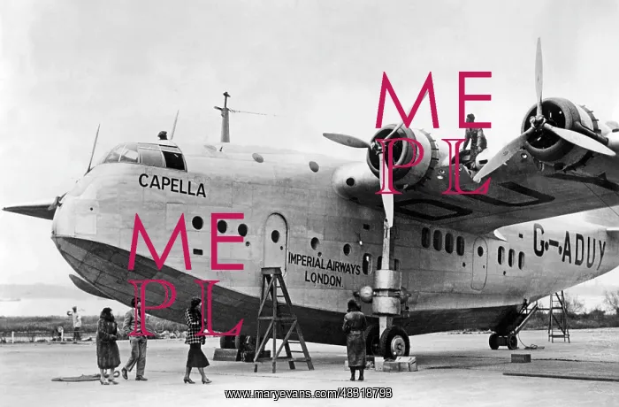 : Short Empire flying boat, ca. 1937 : Short Empire flying boat, ca. 1937