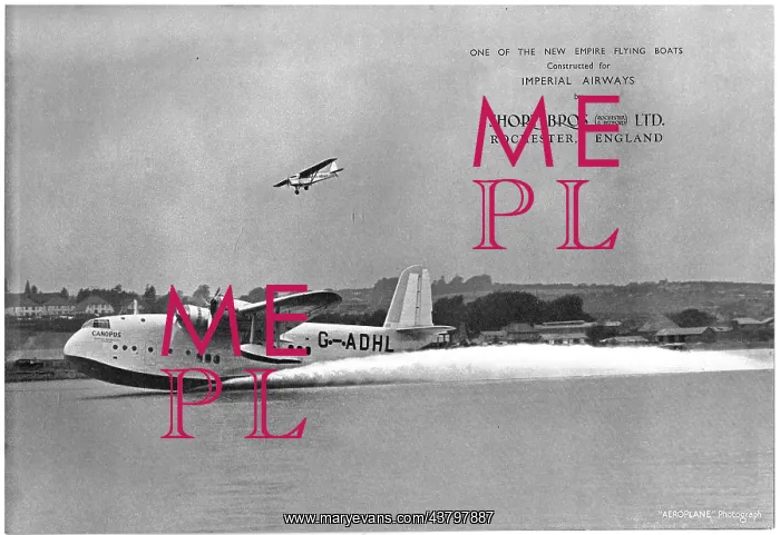 : Short Empire Flying Boat - Canopus : Short Empire Flying Boat - Canopus
