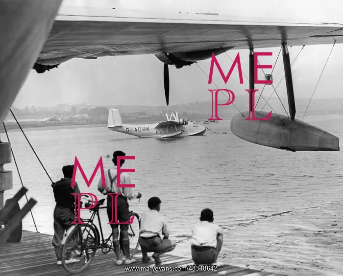 : Short Mayo Composite flying boat, 1937 : Short Mayo Composite flying boat, 1937