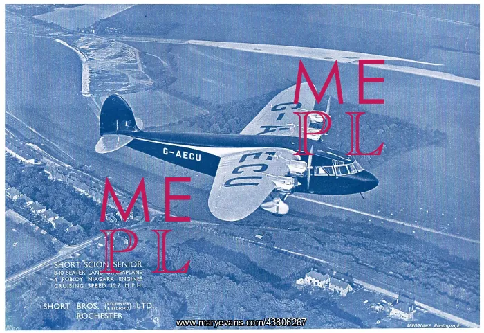 : Short Scion Senior G-AECU : Short Scion Senior G-AECU