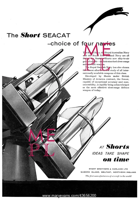 : Short Seacat Ship To Air Missile : Short Seacat Ship To Air Missile