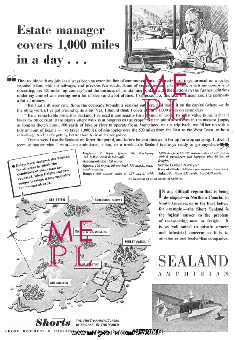 : Short Sealand The Versatile Amphibian : Short Sealand The Versatile Amphibian