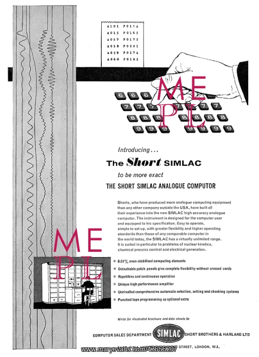 : Short Simlac Analogue Computor : Short Simlac Analogue Computor