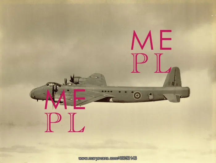 : Short Stirling V in flight : Short Stirling V in flight