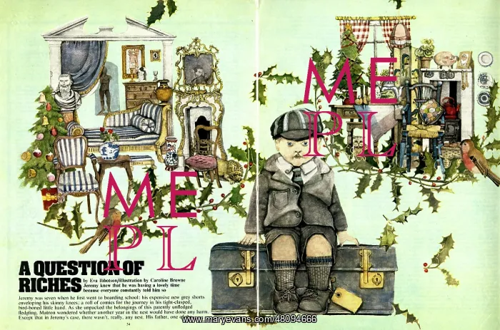 : Short story illustration, A question of riches : Short story illustration, A question of riches