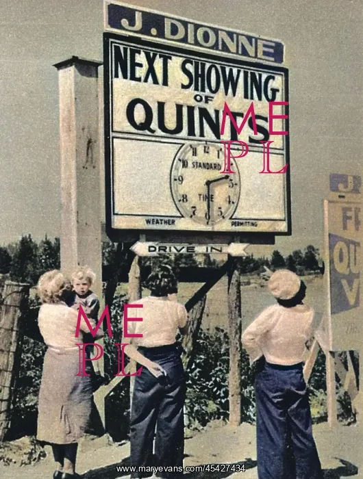 : The next showing of the Dionne quintuplets to visitors, 1936 : The next showing of the Dionne quintuplets to visitors, 1936