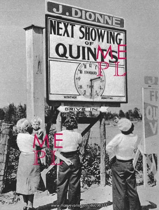 : The next showing of the Dionne quintuplets to visitors, 1936 : The next showing of the Dionne quintuplets to visitors, 1936