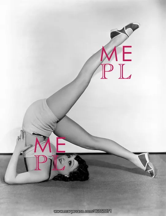: Showing her flexibility : Showing her flexibility