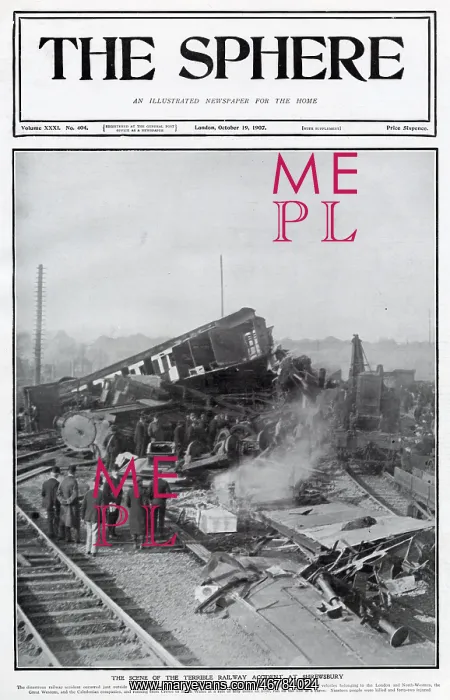 : Shrewsbury Rail Accident 1907 : Shrewsbury Rail Accident 1907