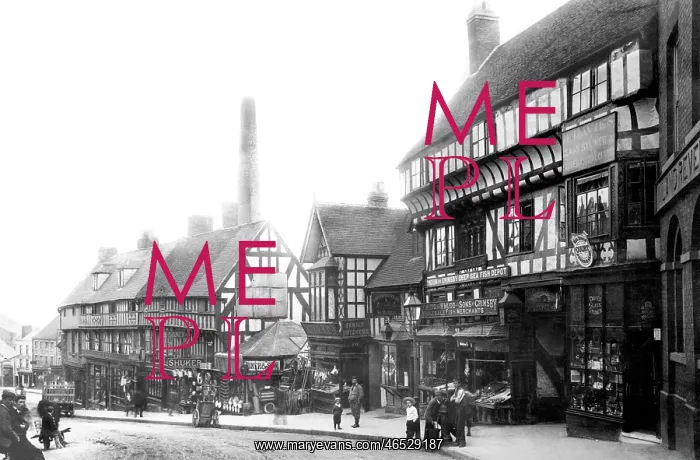  : Shrewsbury, Wyle Cop c1891