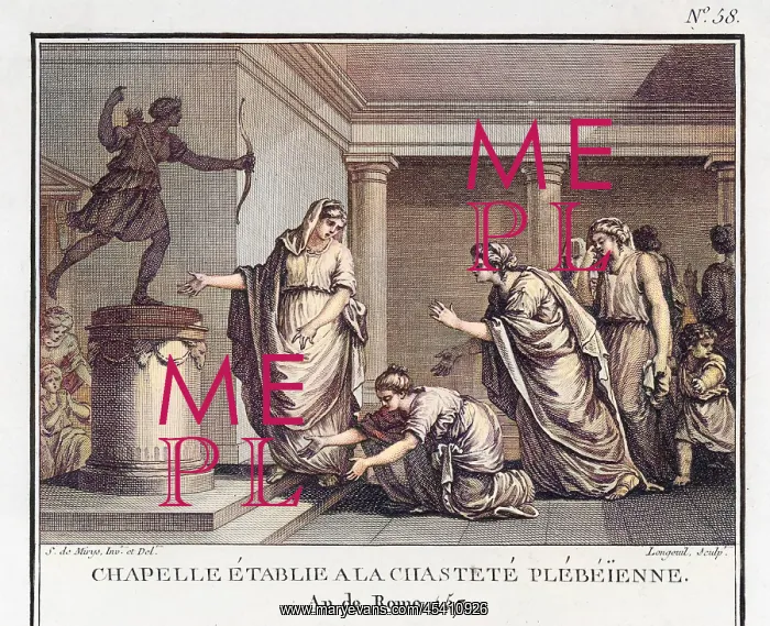 : Shrine of Plebeian Chastity set up by Virginia : Shrine of Plebeian Chastity set up by Virginia