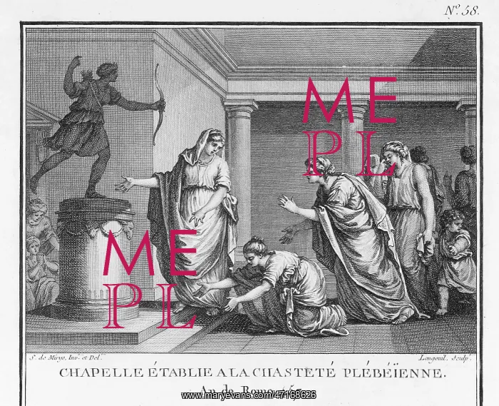 : Shrine of Plebeian Chastity set up by Virginia : Shrine of Plebeian Chastity set up by Virginia