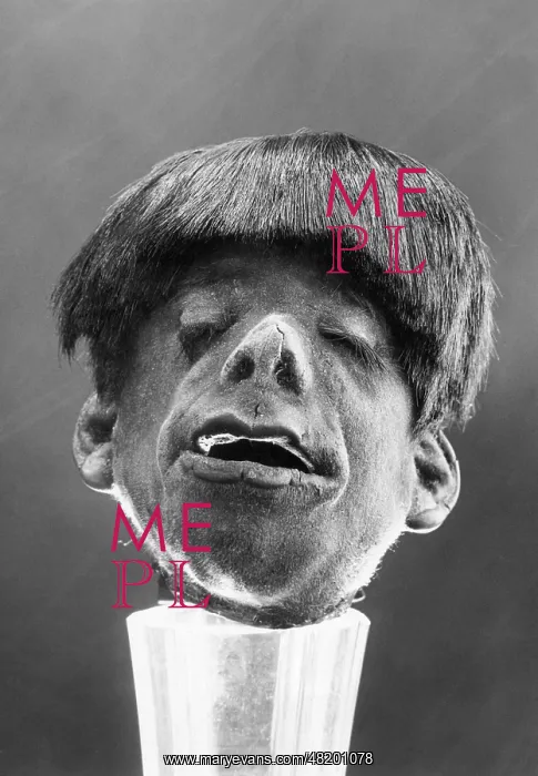 : A shrunken head, 1930 : A shrunken head, 1930