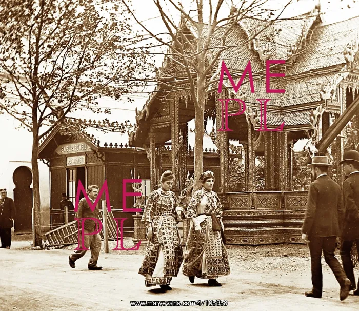  : Siamese Pavilion, 1889 Exposition Universelle, Paris, France